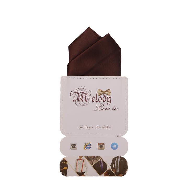 دستمال جیب مردانه ملودی مدل PS5108MSObrwn